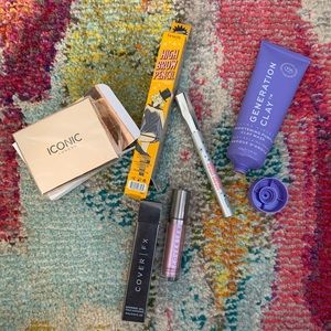Makeup/skincare bundle- Benefit, Iconic London, &&